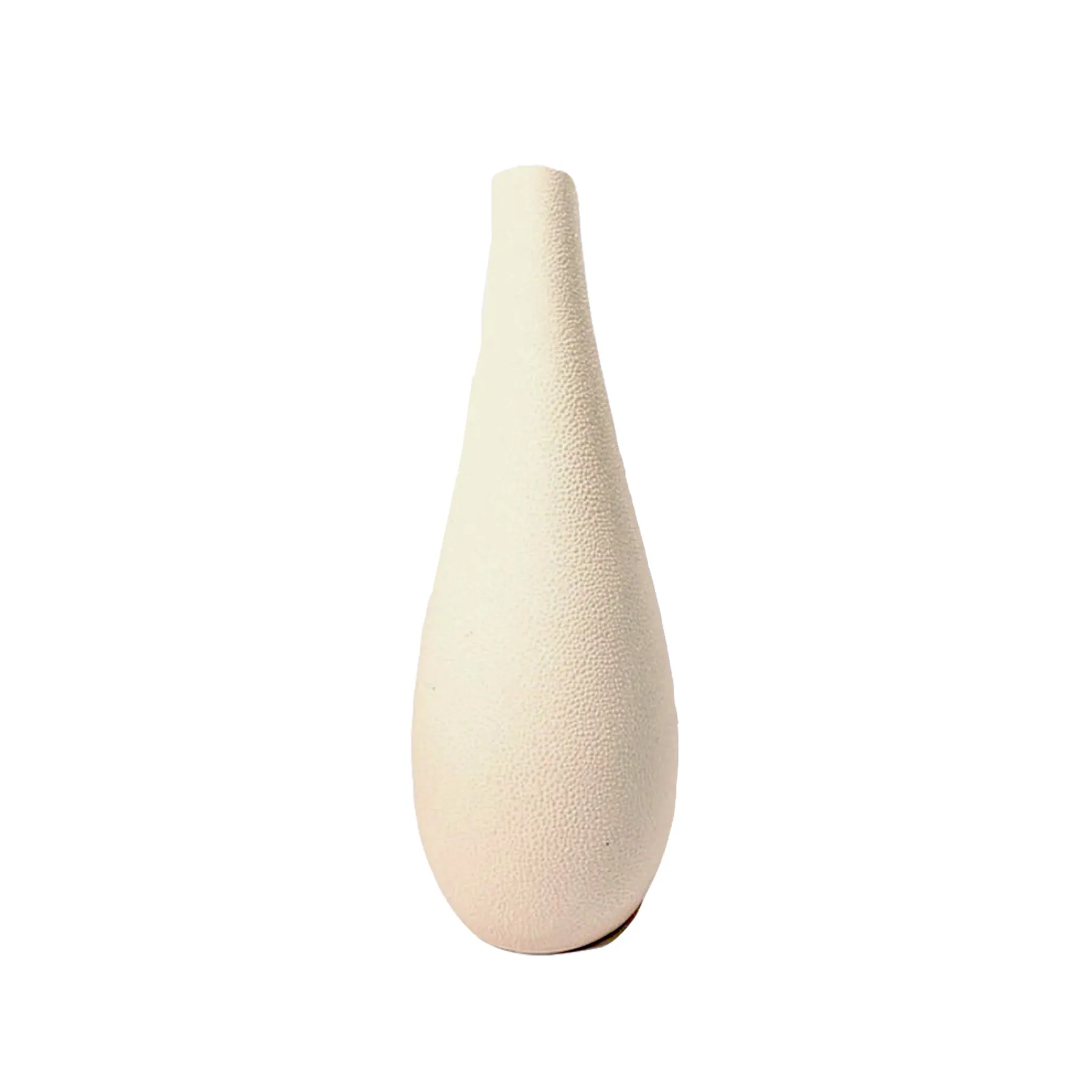 White Slop Ceramic Vase