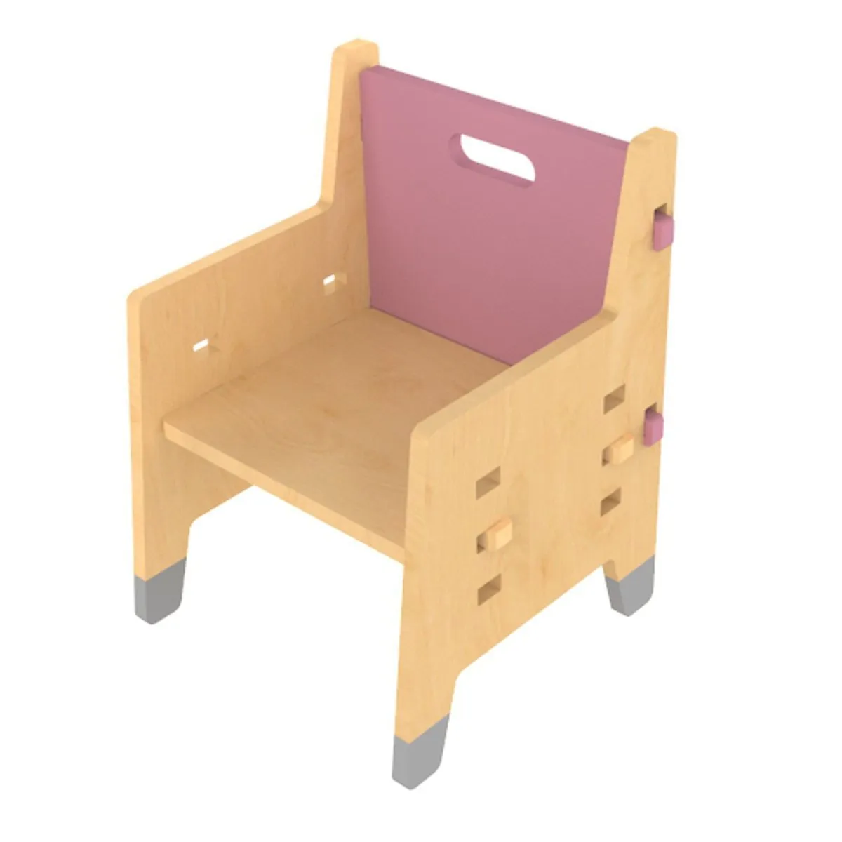 X&Y Purple Mango Weaning Chair - Pink