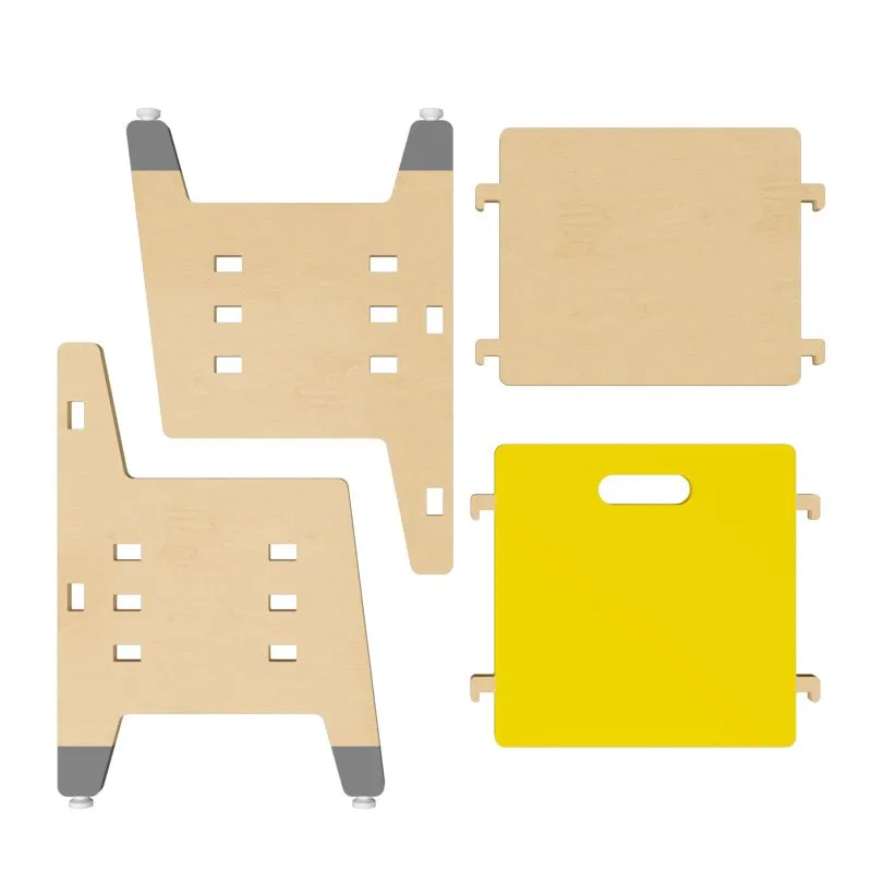 X&Y Purple Mango Weaning Chair - Yellow