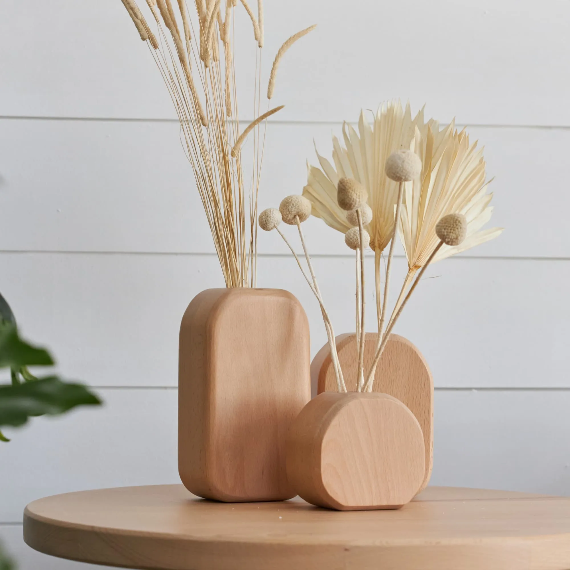 Zero Waste Wood Vases