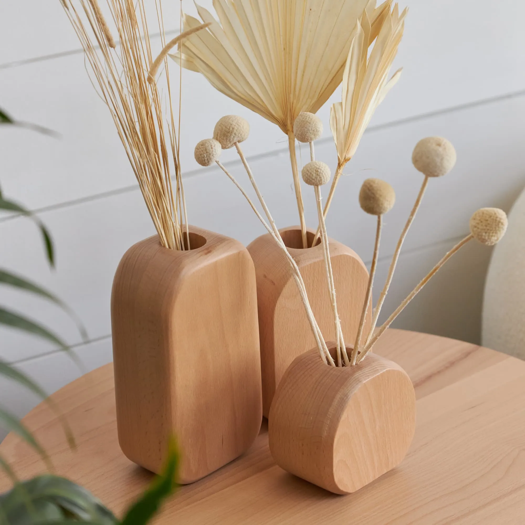 Zero Waste Wood Vases