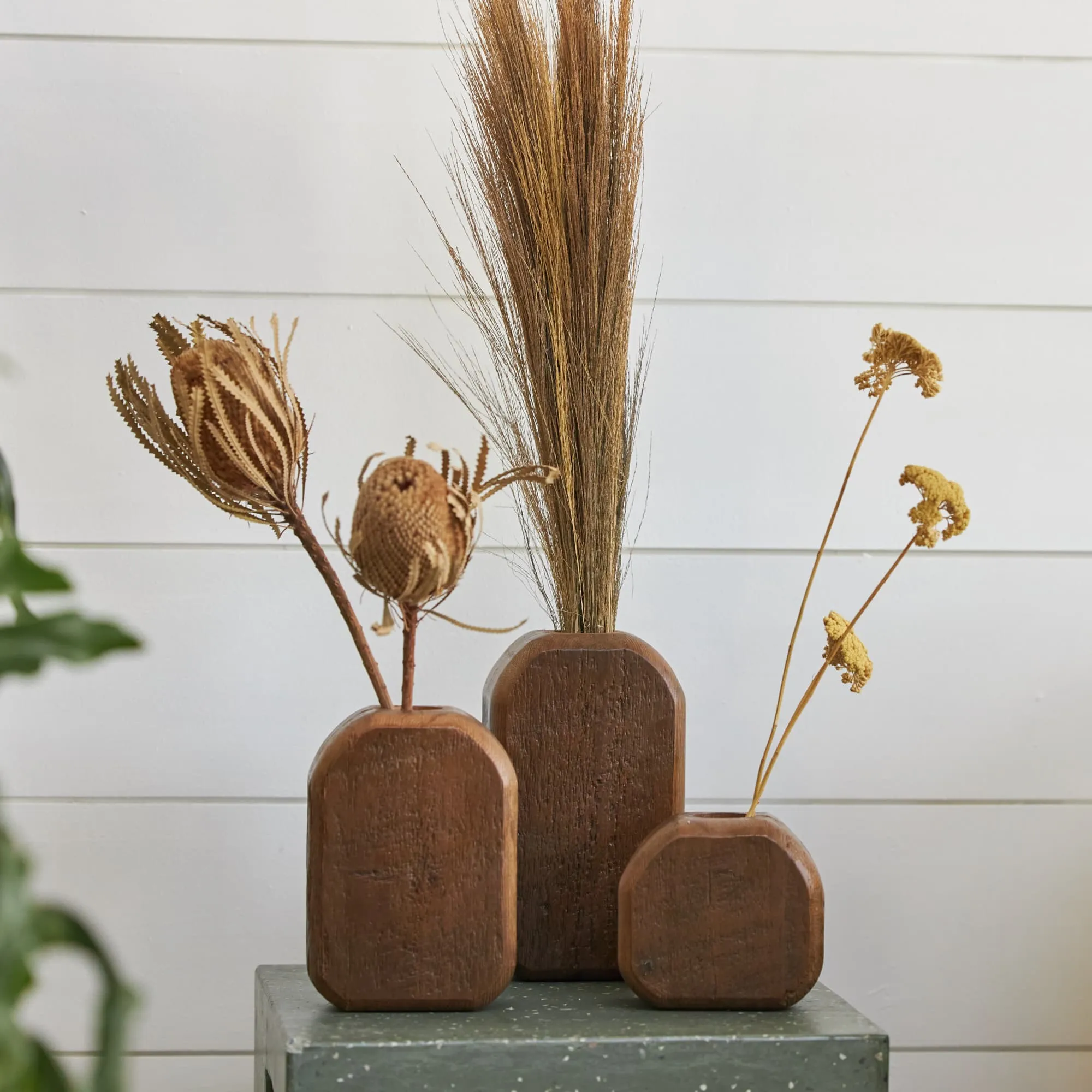 Zero Waste Wood Vases